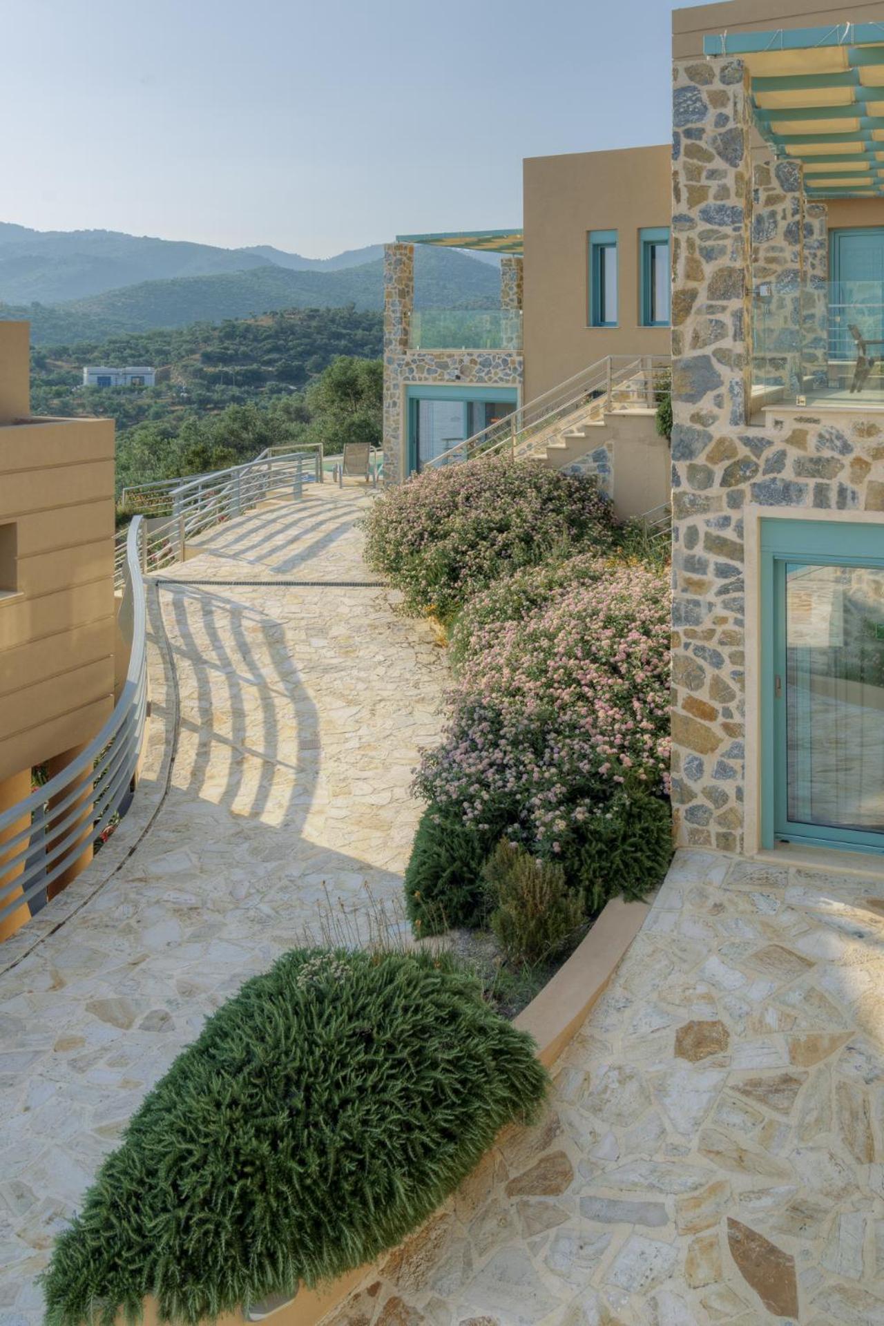 Ouzo Panoramic Houses 1, With Private Pool Plomari ภายนอก รูปภาพ