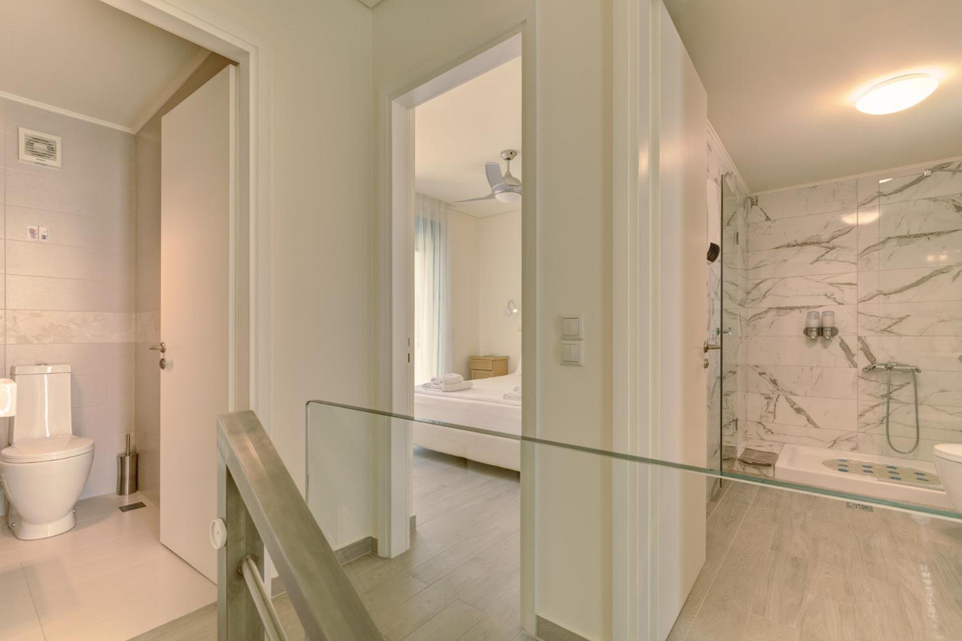 Ouzo Panoramic Houses 1, With Private Pool Plomari ห้อง รูปภาพ