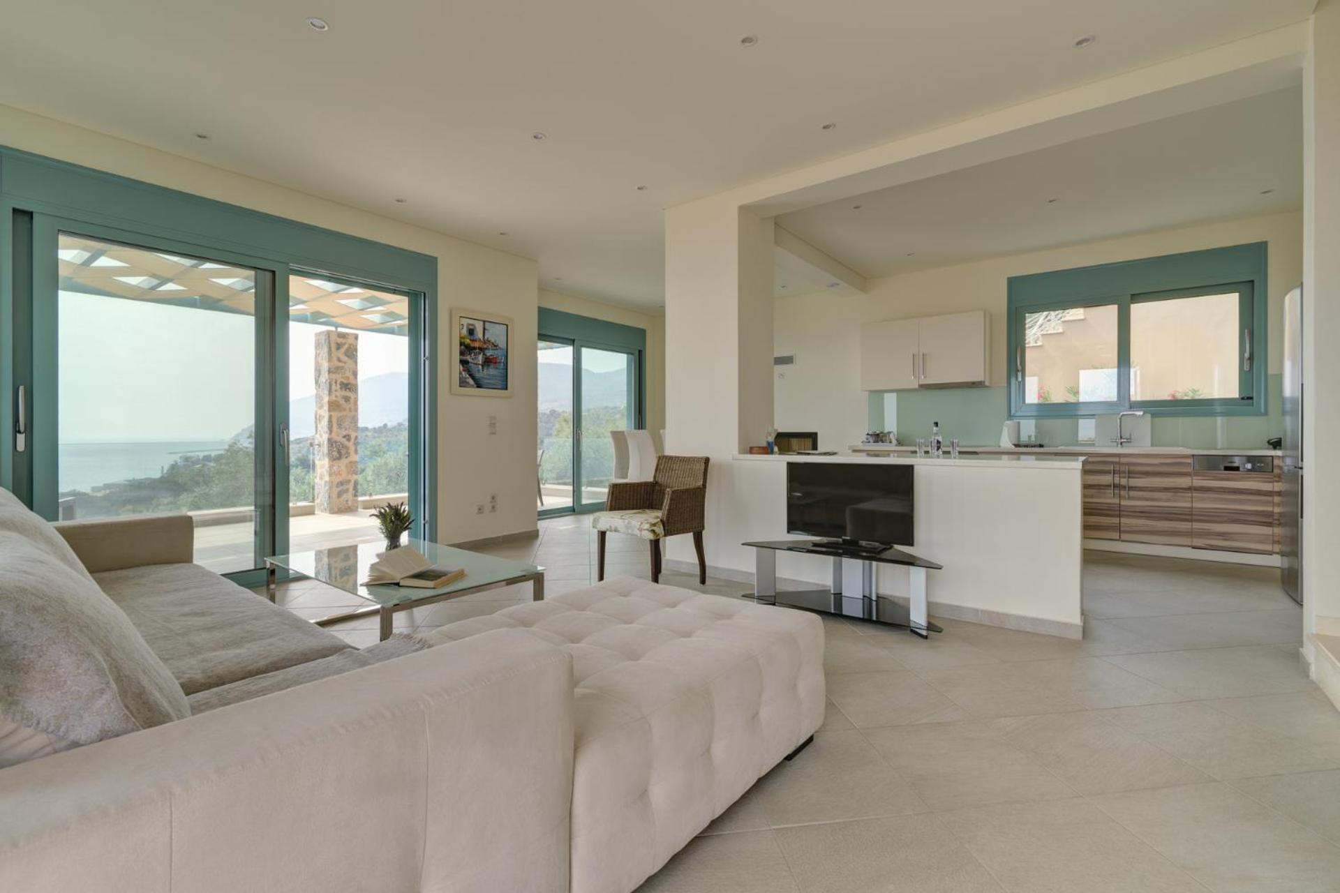 Ouzo Panoramic Houses 1, With Private Pool Plomari ภายนอก รูปภาพ