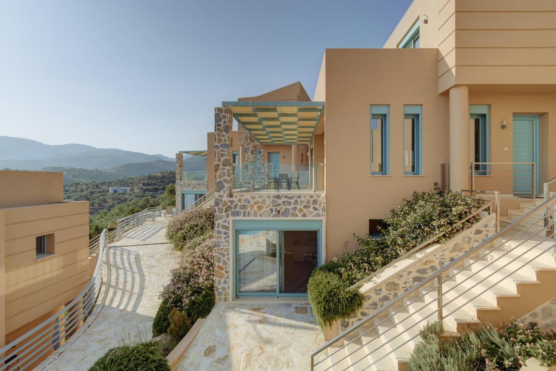 Ouzo Panoramic Houses 1, With Private Pool Plomari ภายนอก รูปภาพ