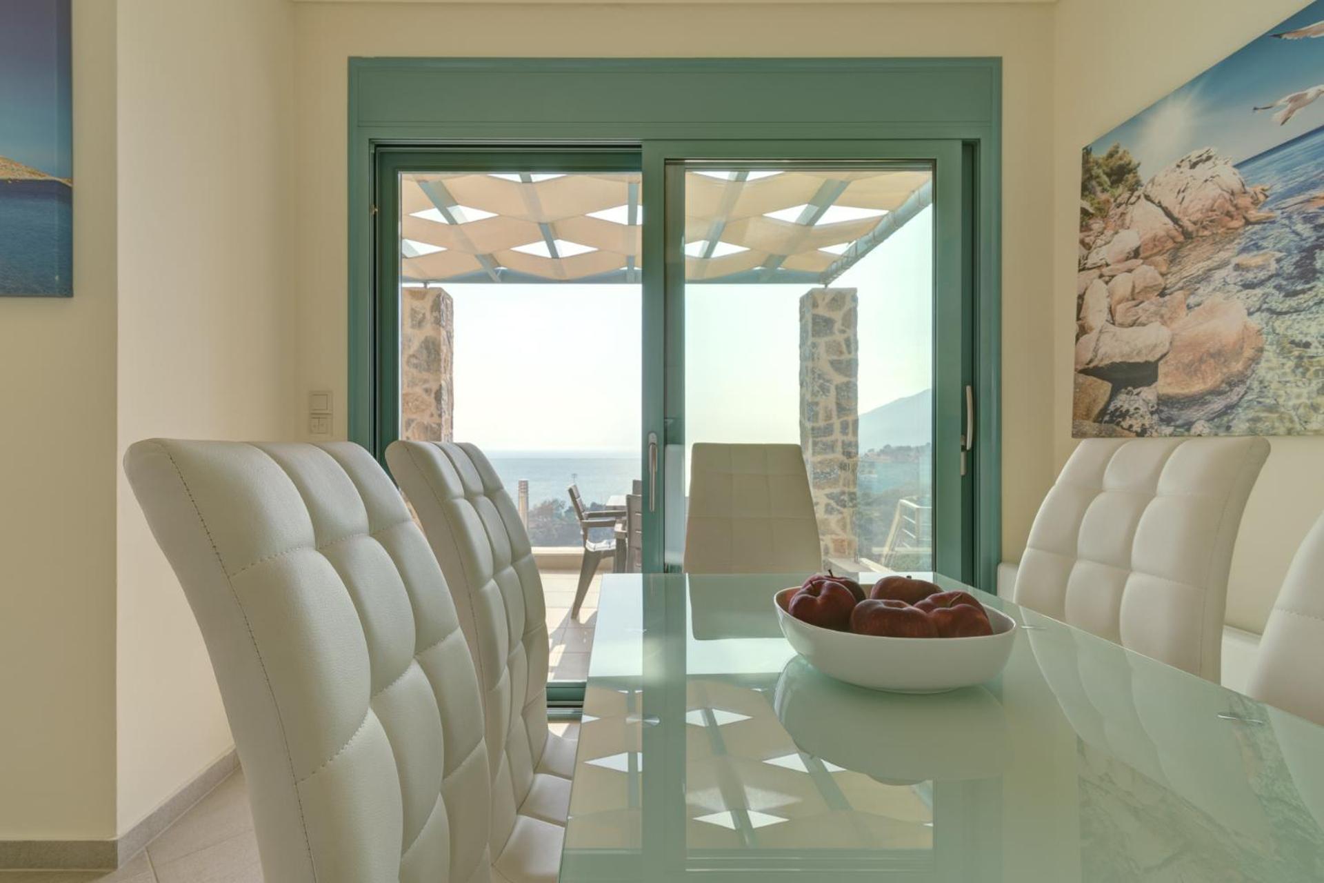 Ouzo Panoramic Houses 1, With Private Pool Plomari ห้อง รูปภาพ