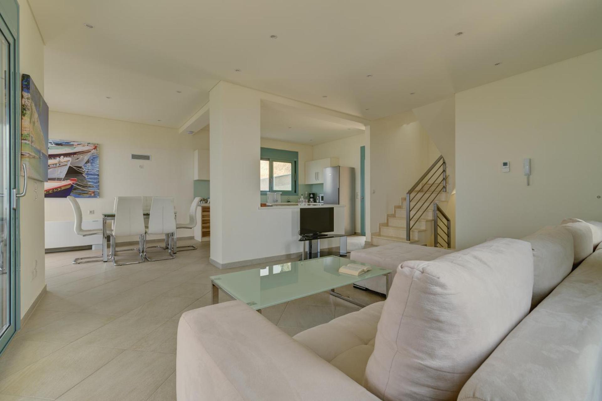 Ouzo Panoramic Houses 1, With Private Pool Plomari ห้อง รูปภาพ